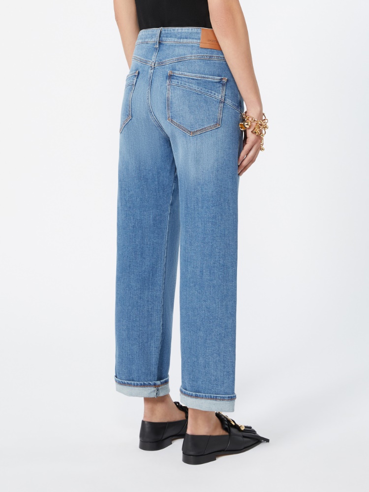 [カラッファ] ストレッチ デニム パンツ - ULTRAMARINE - Max Mara - 3