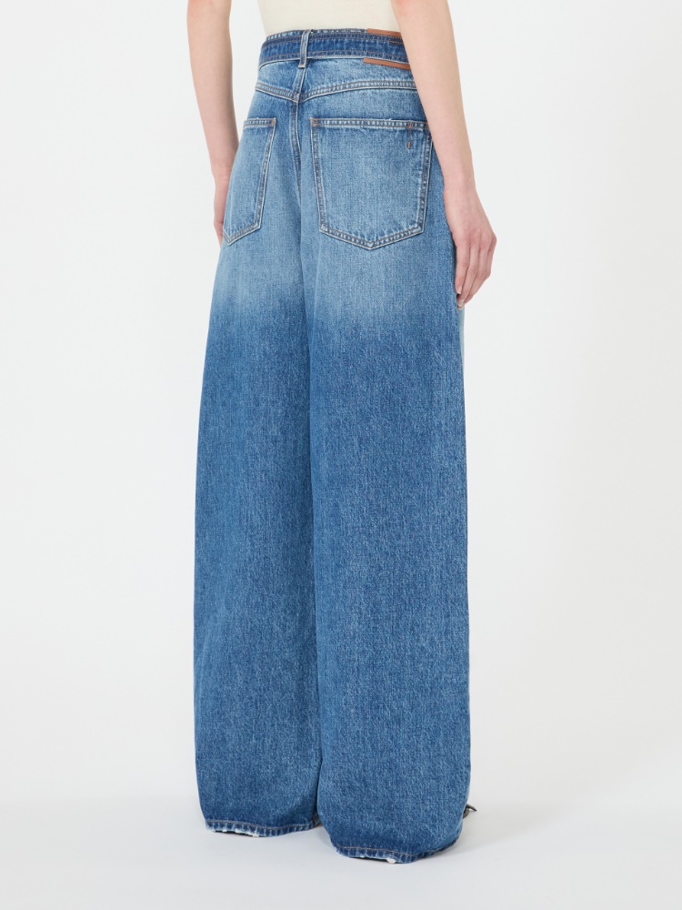 Oversize-Jeans mit niedrigem Bund - NACHTBLAU - 3