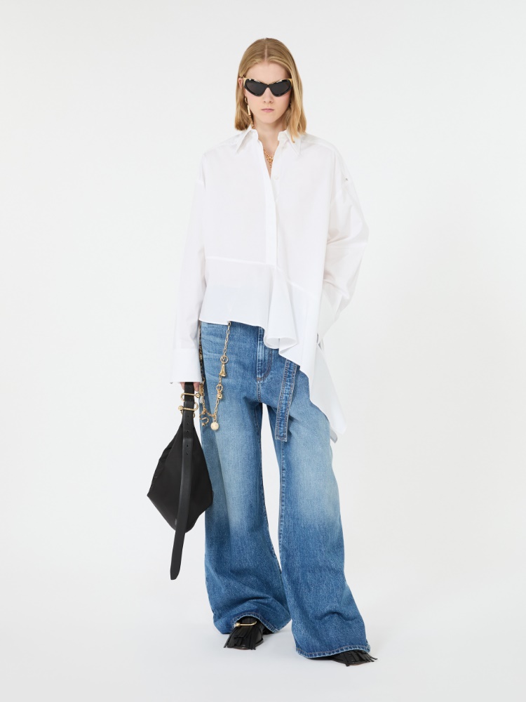Oversize-Jeans mit niedrigem Bund - NACHTBLAU - 1