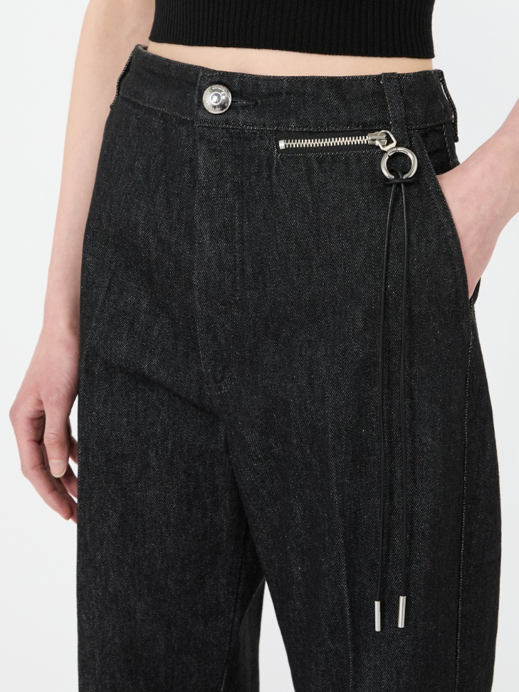 Slim flared jeans - BLACK - 4
