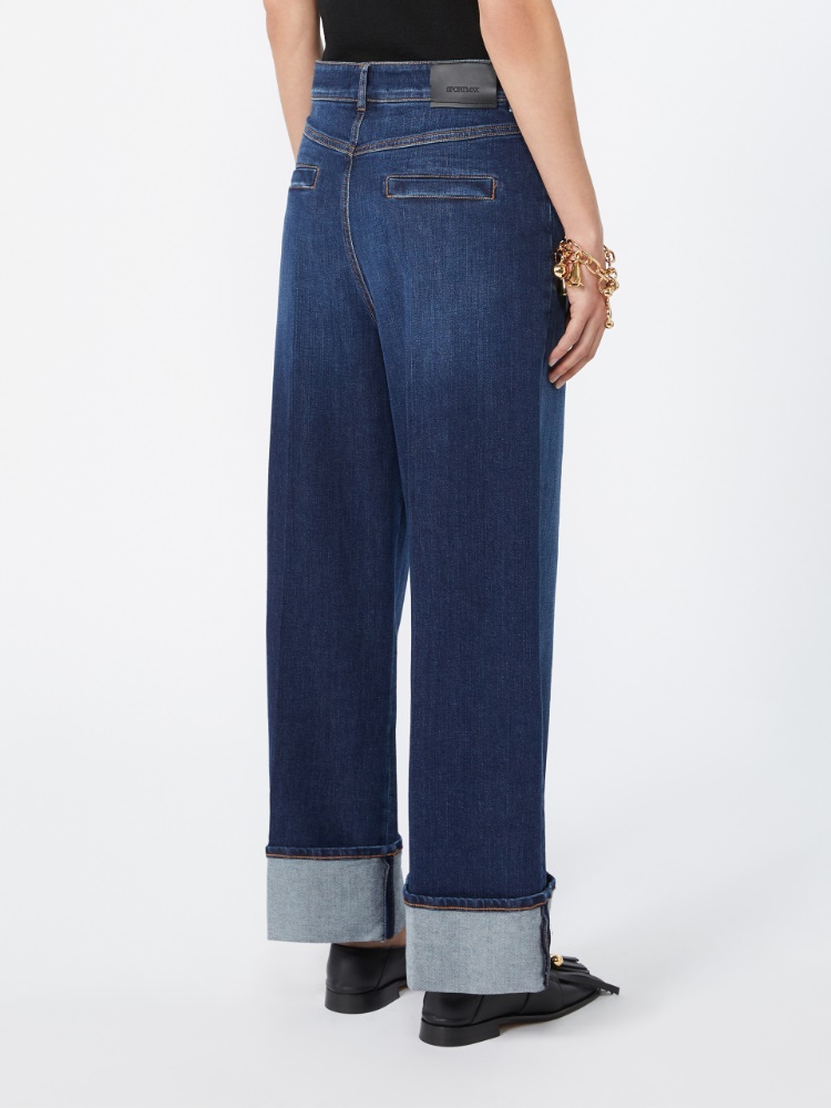 Low-rise cropped jeans - ULTRAMARINE - 3