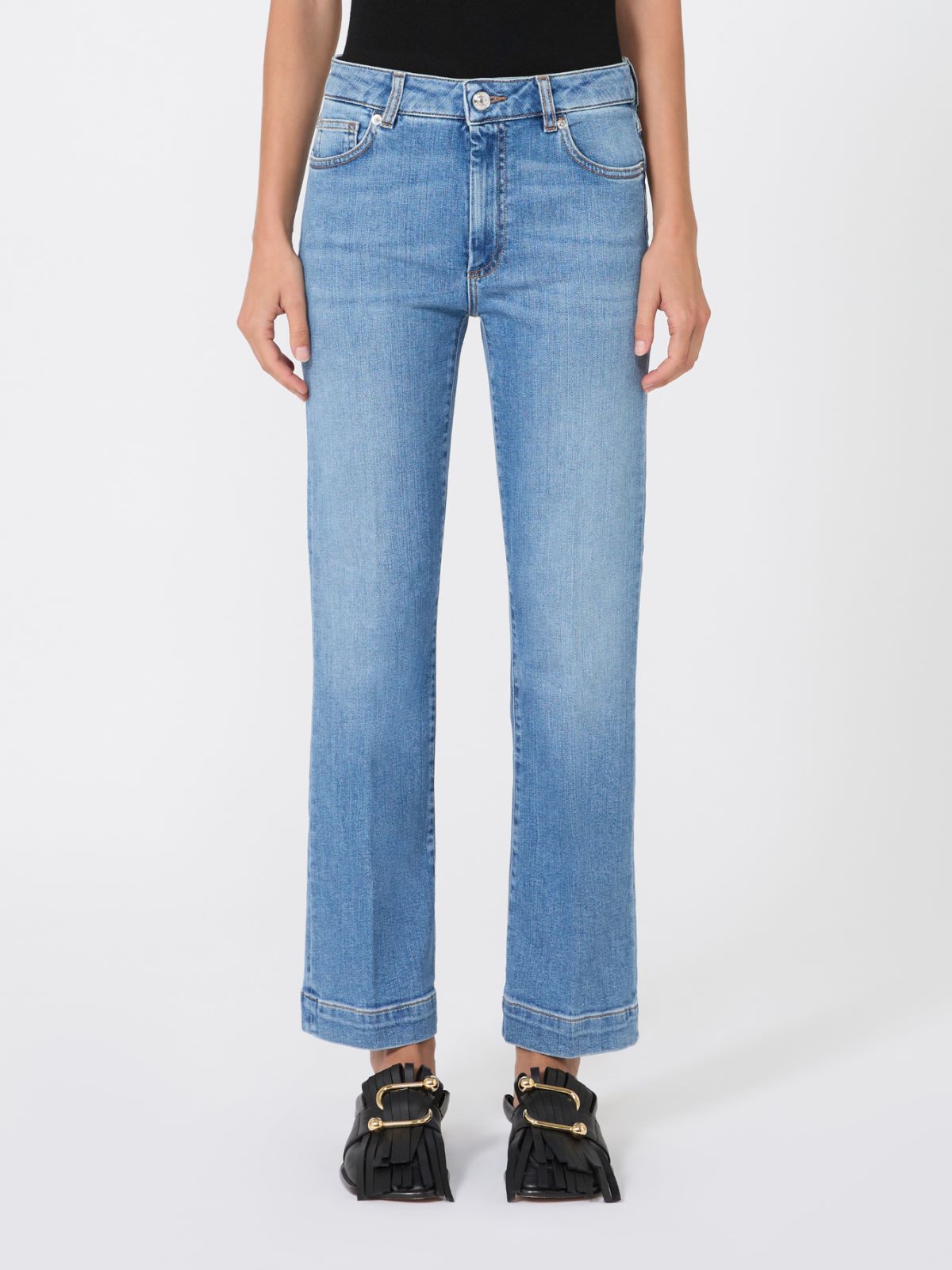 Low-rise new mini flare jeans - ULTRAMARINE - Max Mara - 2