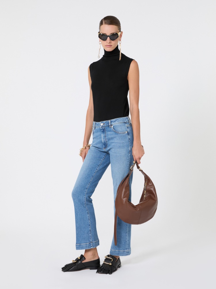 Low-rise new mini flare jeans - ULTRAMARINE