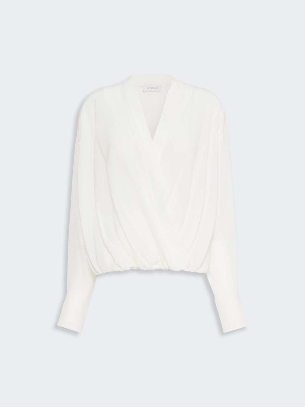Loose-fit pure silk shirt - WHITE - Max Mara - 5