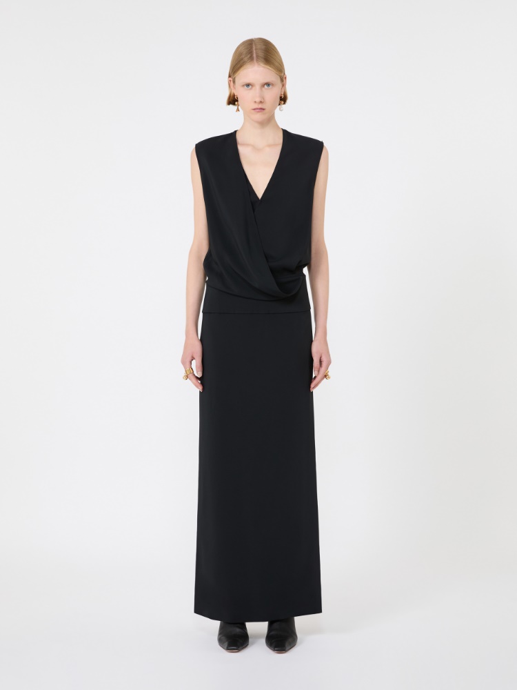 Long cady dress - BLACK - Max Mara - 2