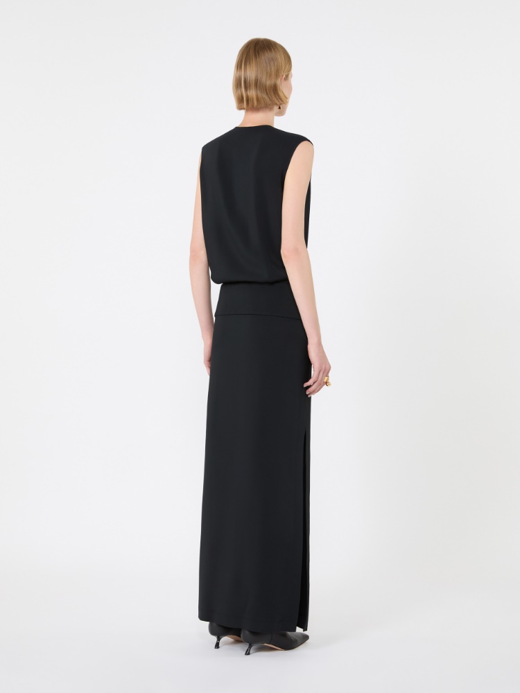 Long cady dress - BLACK - Max Mara - 3