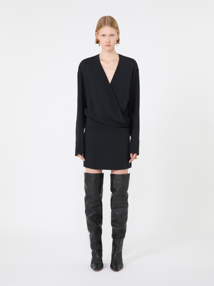 Short cady dress - BLACK - Max Mara - 2