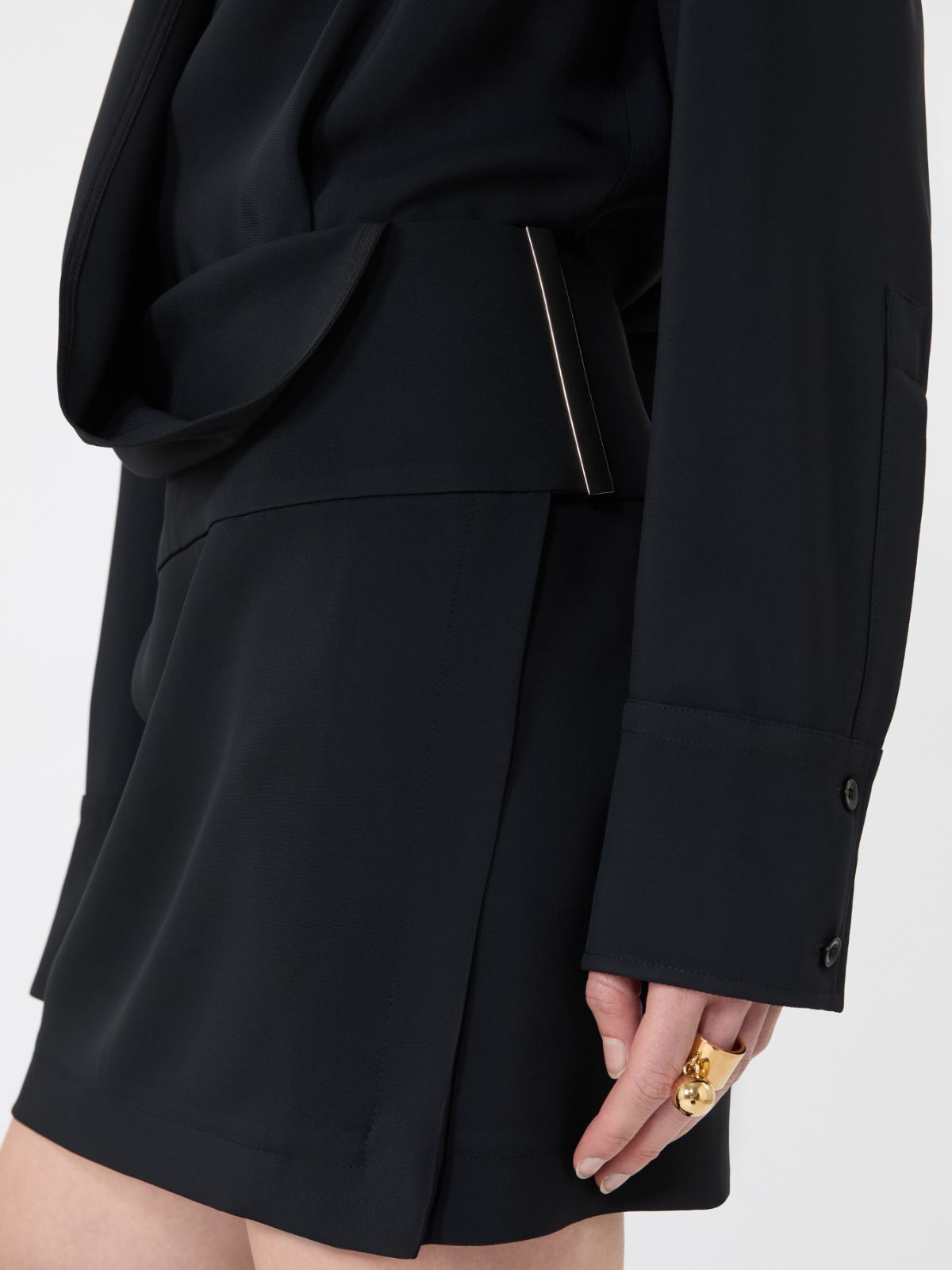 Short cady dress - BLACK - Max Mara - 4