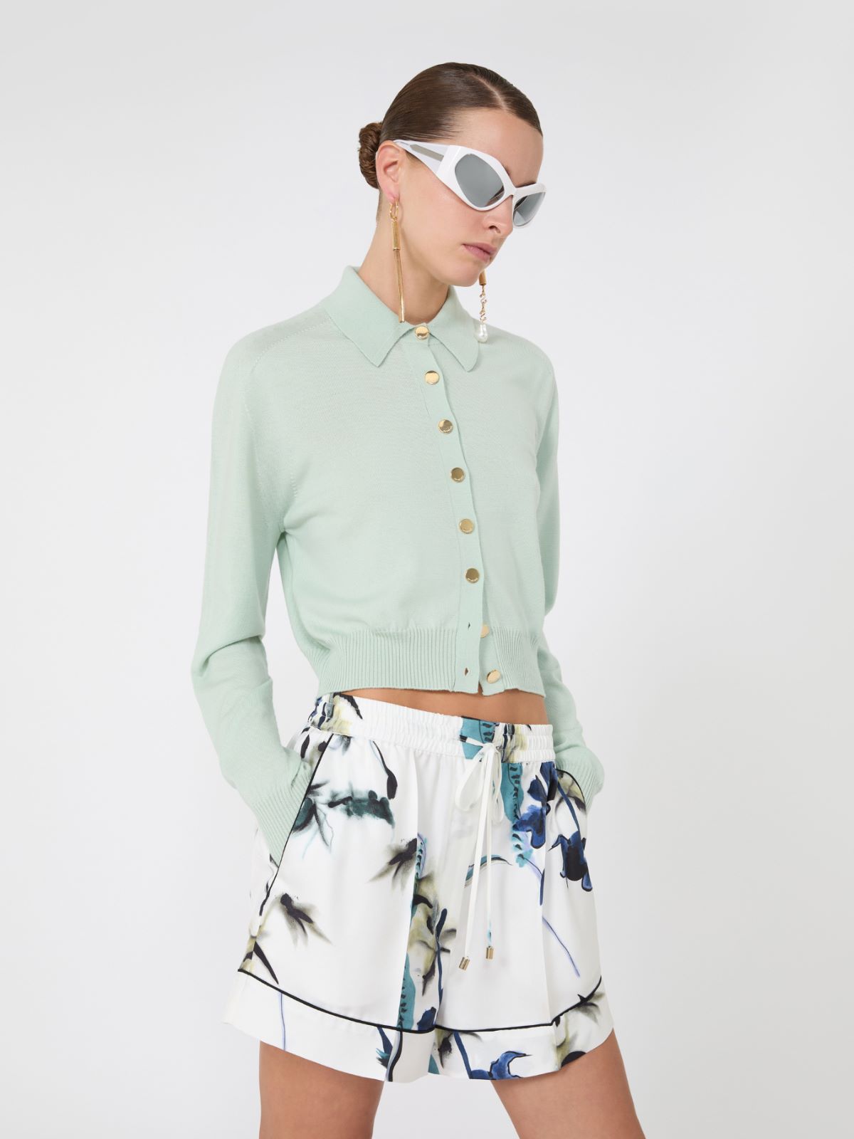 리리카 버진울 가디건 - PASTEL GREEN - Max Mara - 4