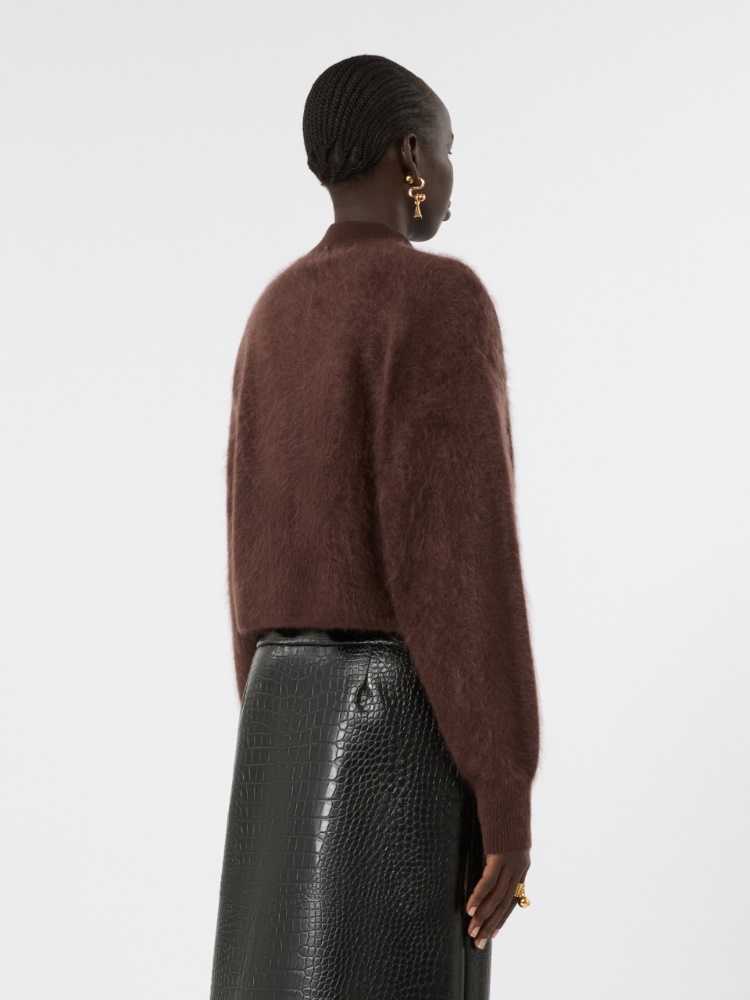 Chaqueta bomber de cachemira pura - CHOCOLATE - Max Mara - 3
