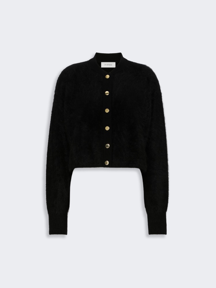 Pure cashmere bomber jacket - BLACK - Max Mara - 6