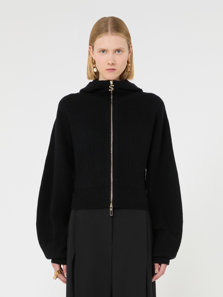 발코 울 가디건 - BLACK - Max Mara - 2