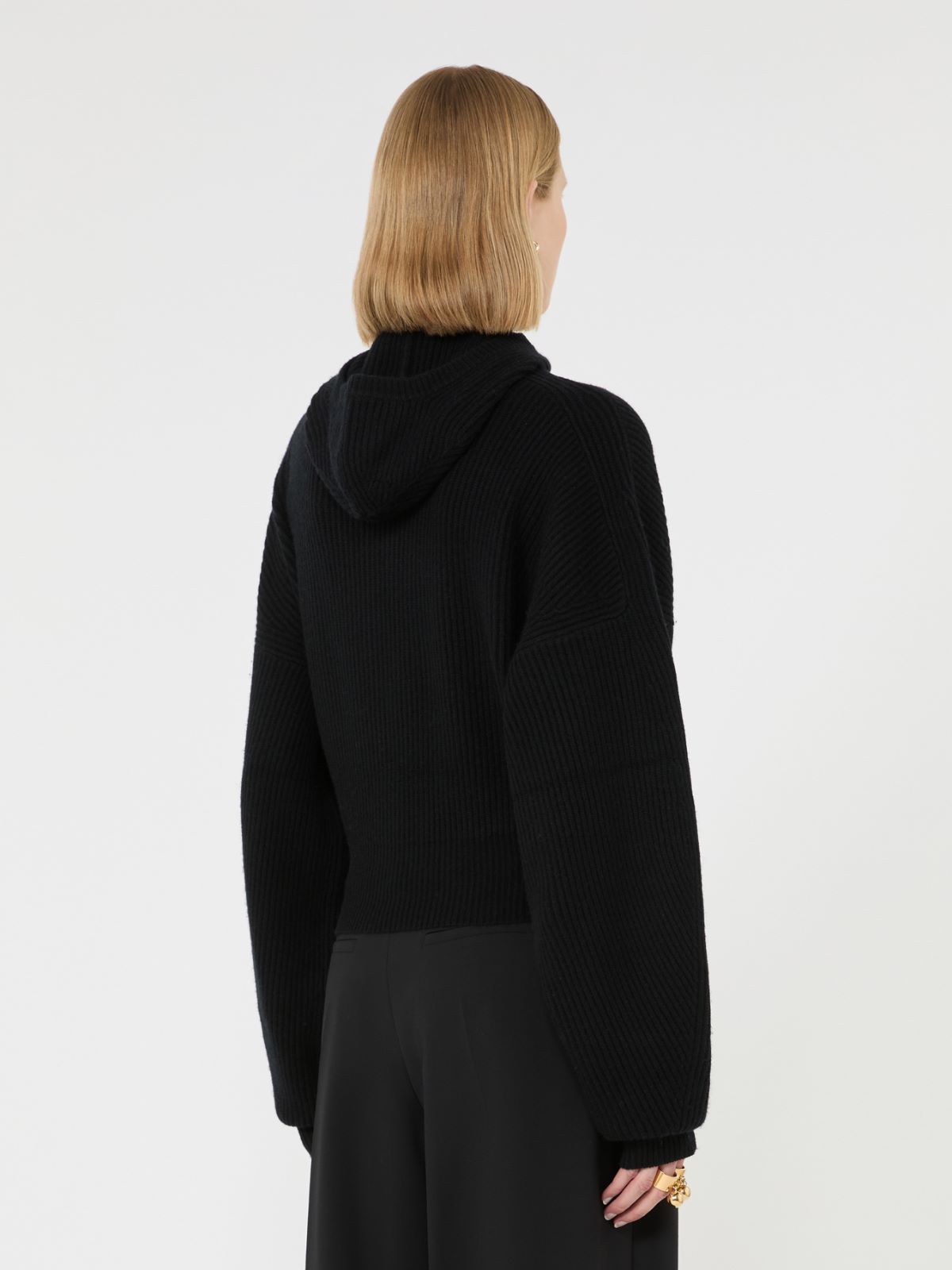 발코 울 가디건 - BLACK - Max Mara - 3