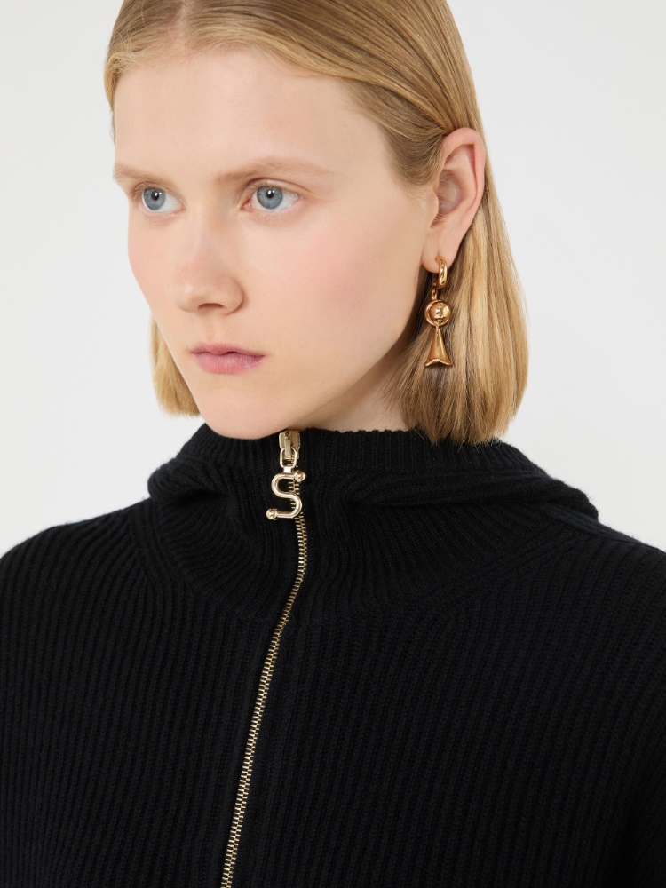 발코 울 가디건 - BLACK - Max Mara - 5