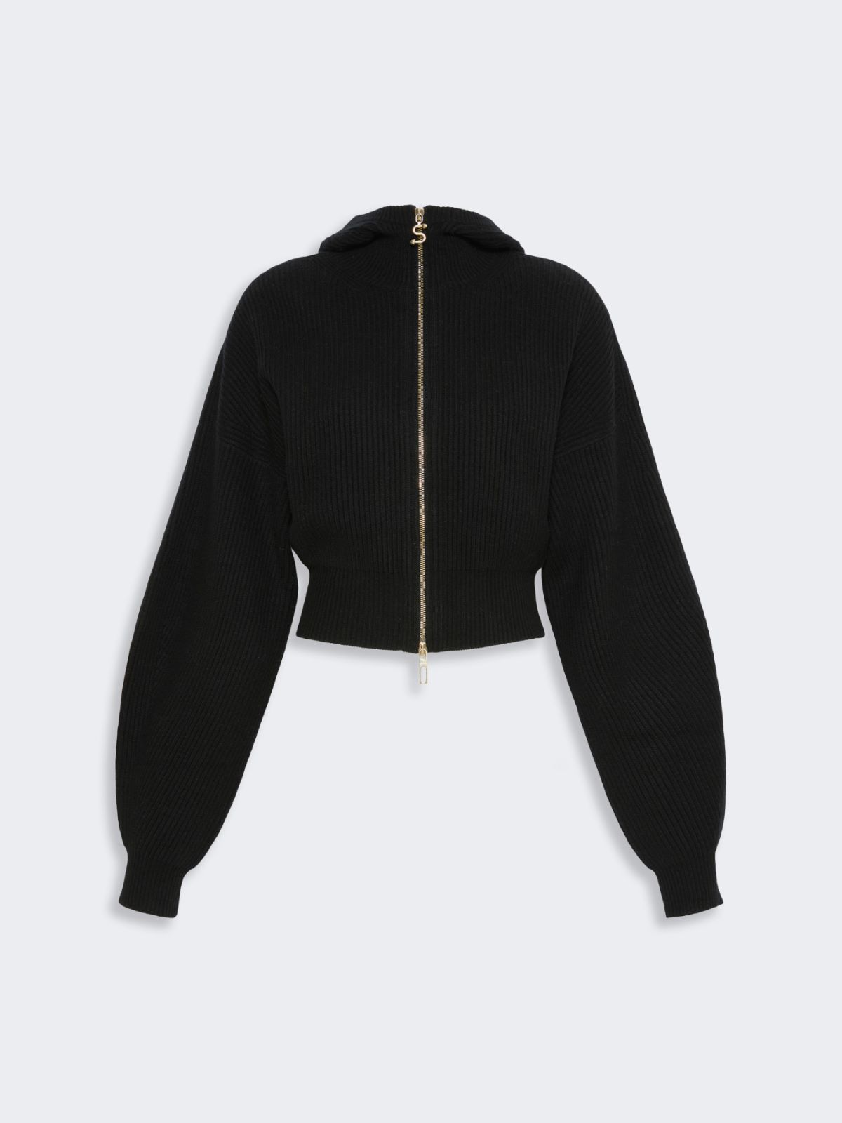 발코 울 가디건 - BLACK - Max Mara - 6