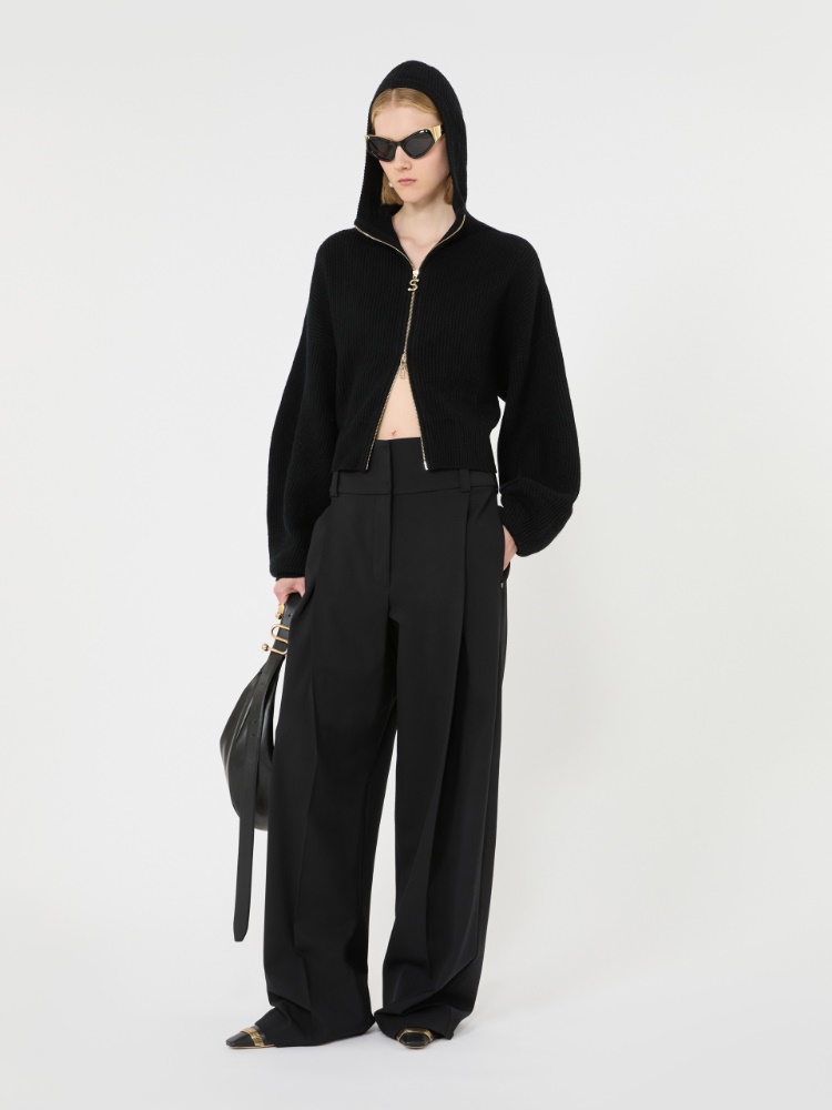 발코 울 가디건 - BLACK - Max Mara