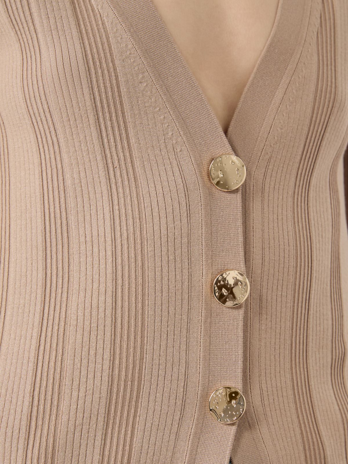 라세르 비스코스 가디건 - BEIGE - Max Mara - 5