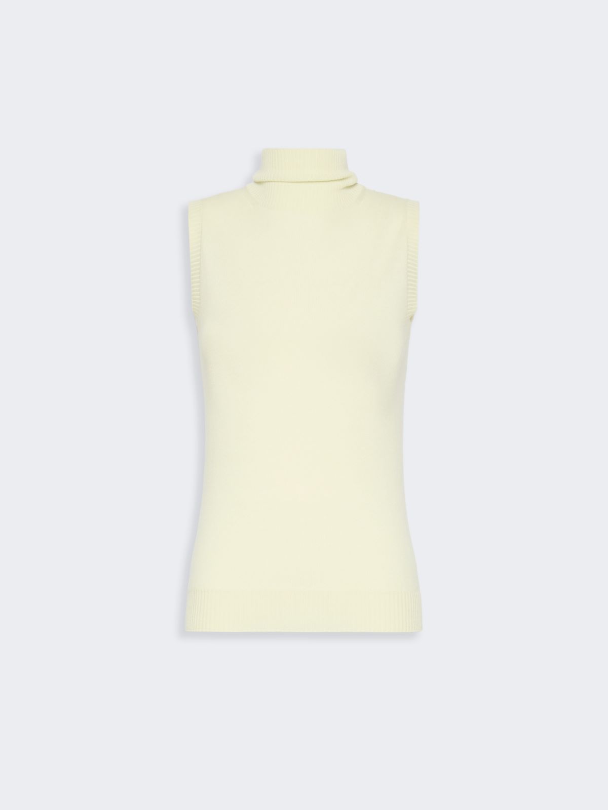 Maglia smanicata in pura lana - VERDE PASTELLO - Max Mara - 6