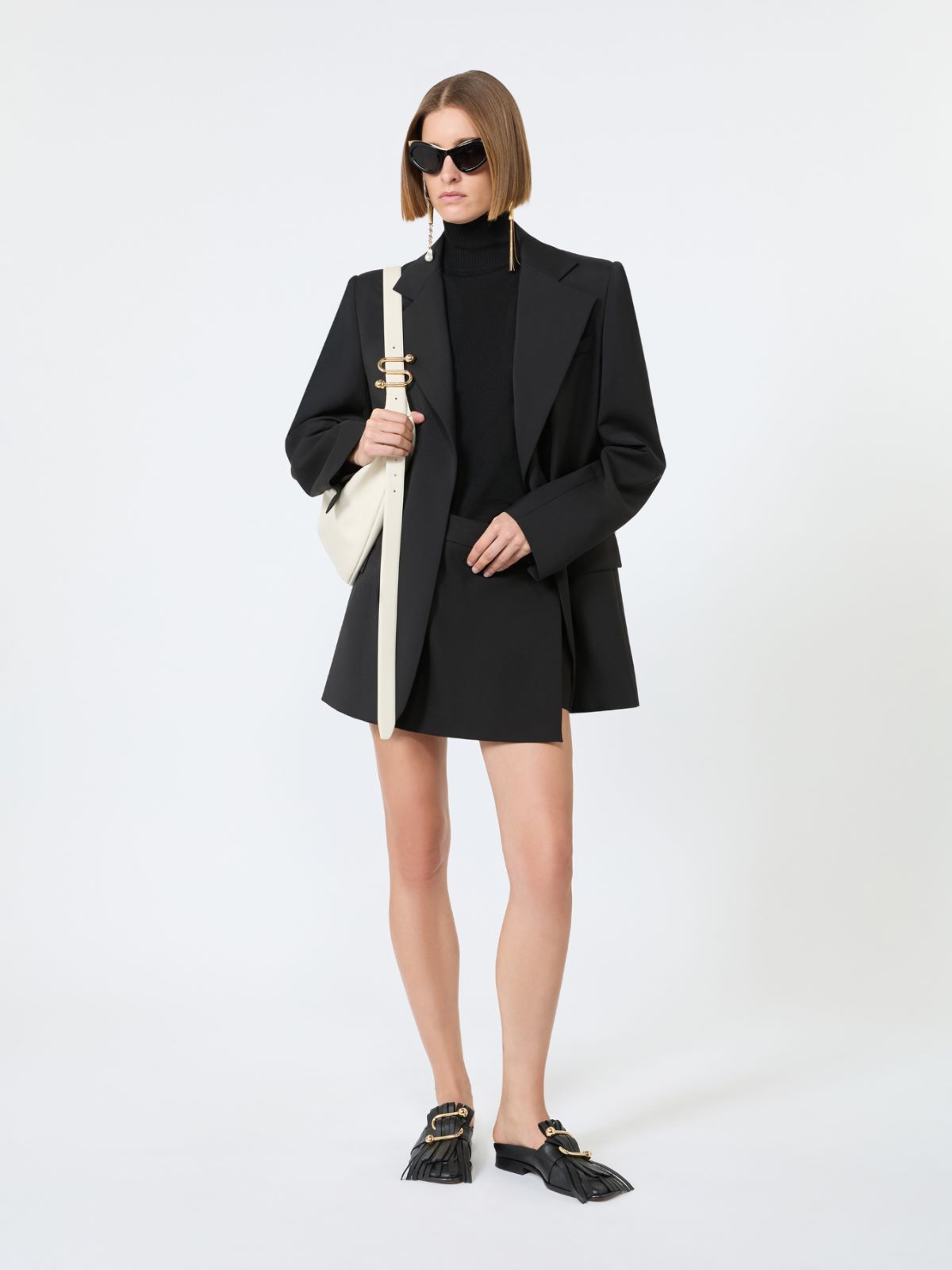 Sleeveless pure wool sweater + BLACK - Max Mara