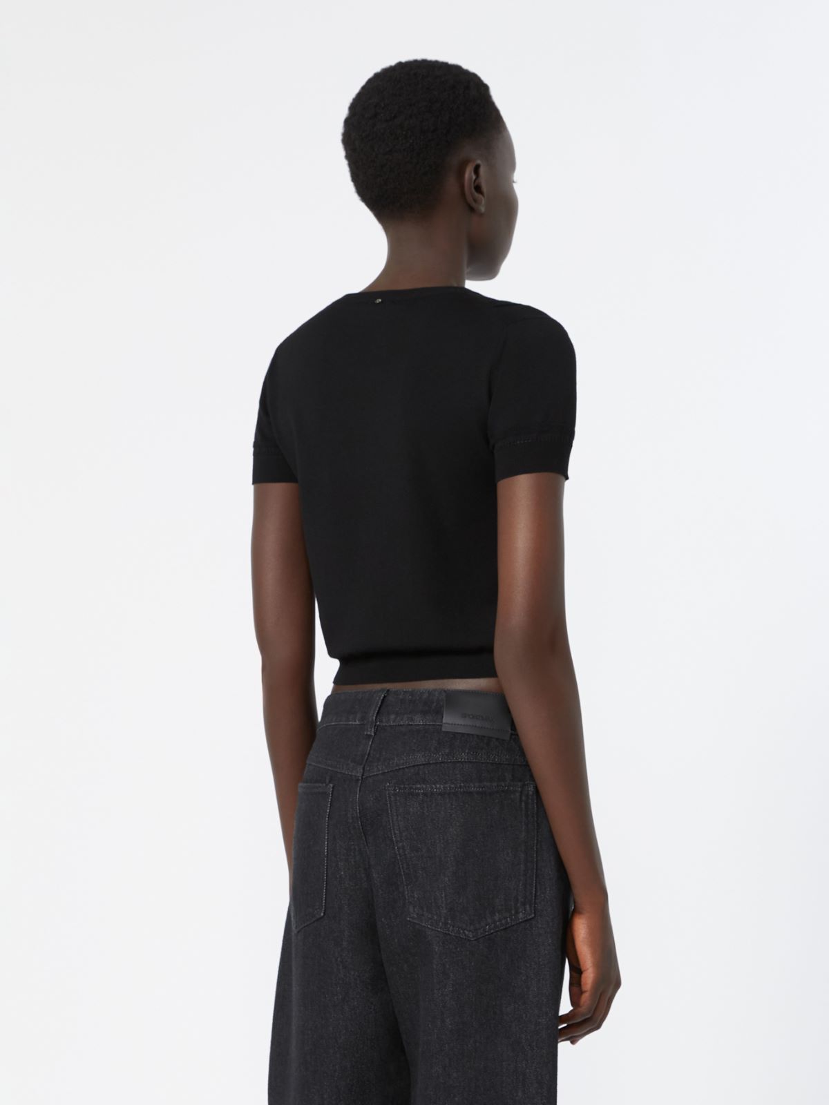 안젤 비스코스 스웨터 - BLACK - Max Mara - 3