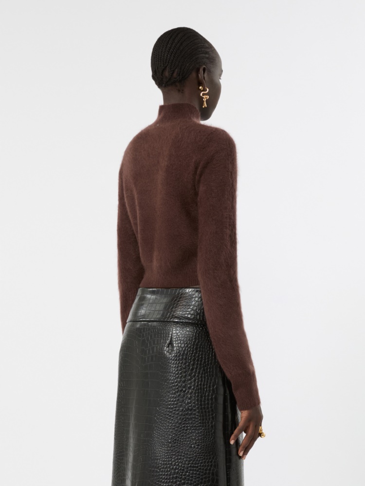Jersey ajustado de cachemira pura - CHOCOLATE - Max Mara - 3