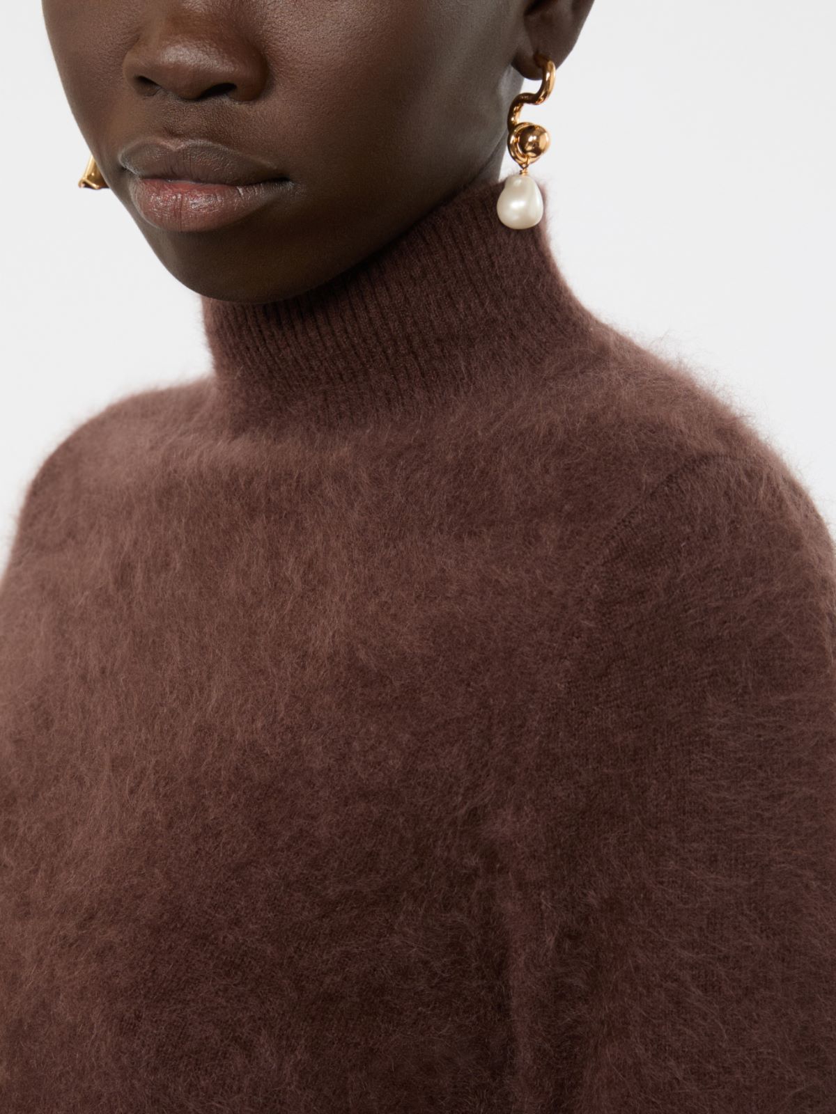 Jersey ajustado de cachemira pura - CHOCOLATE - Max Mara - 5