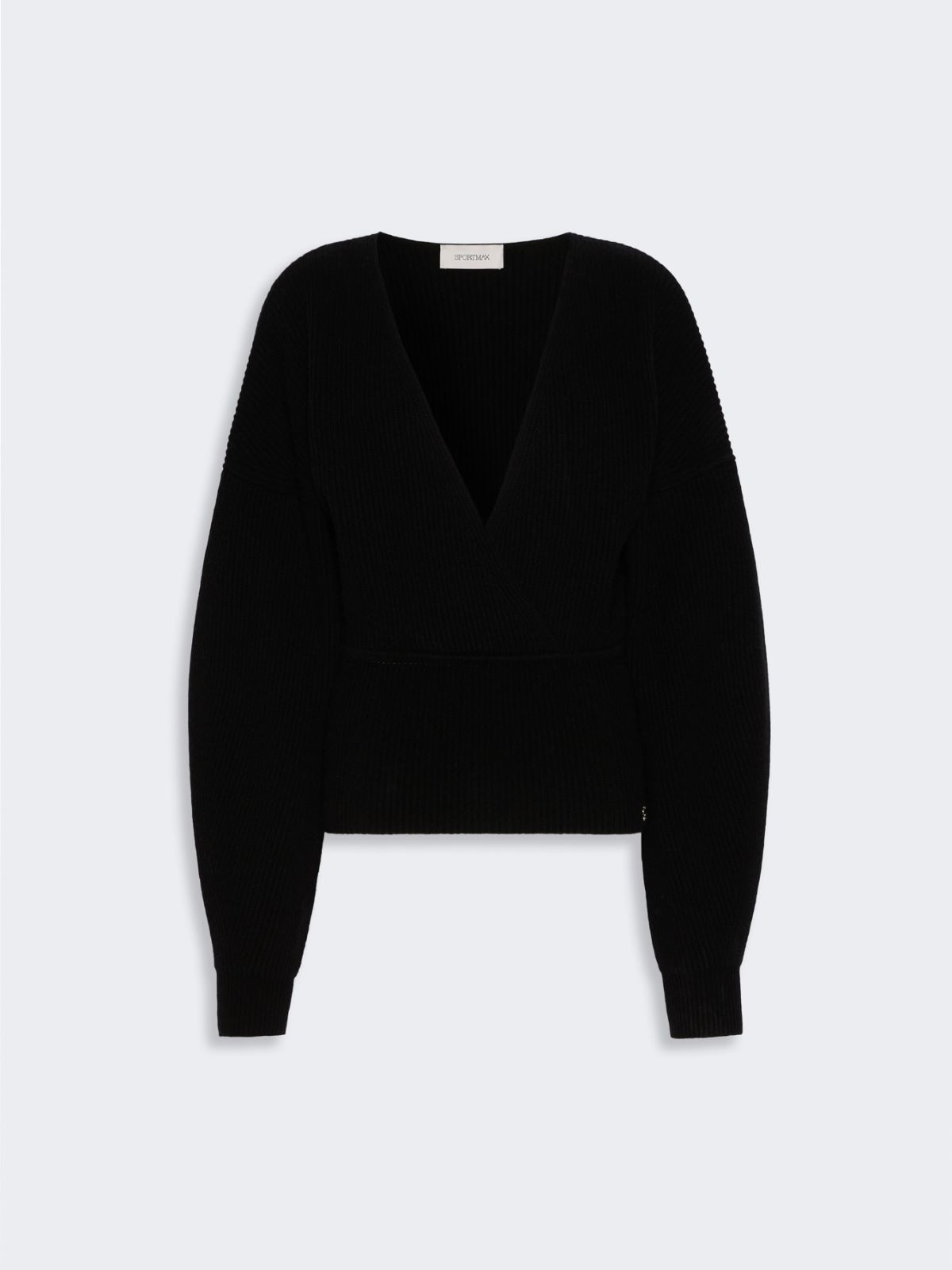 Jersey acanalado de lana y cachemira - NEGRO - Max Mara - 6
