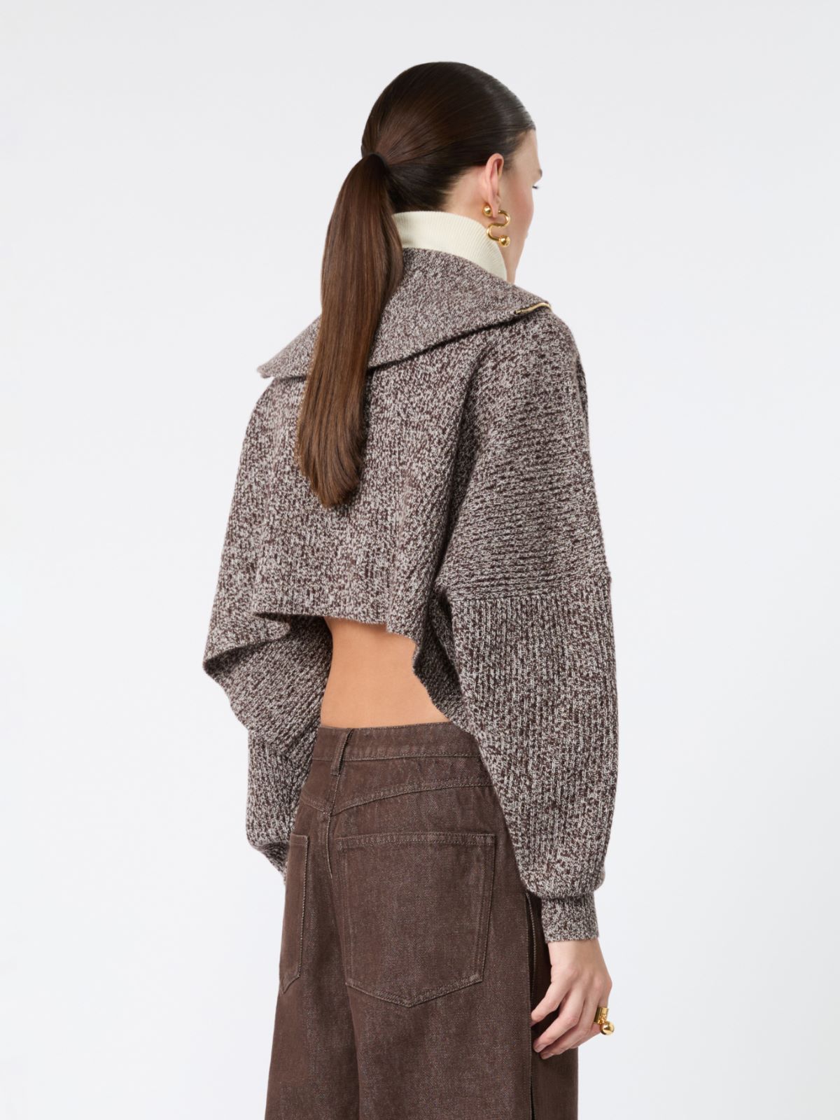 리베 울 스웨터 - RUST - Max Mara - 3