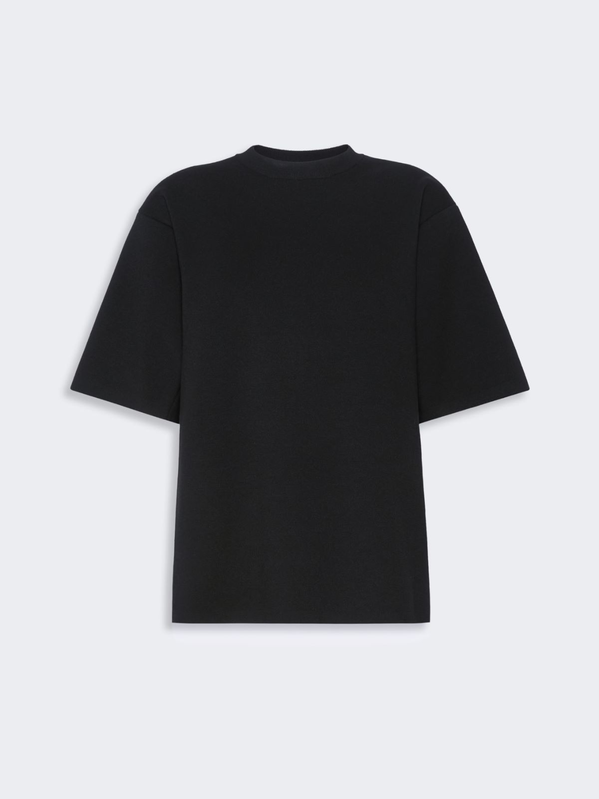 Camiseta ancha de viscosa - NEGRO - Max Mara - 5