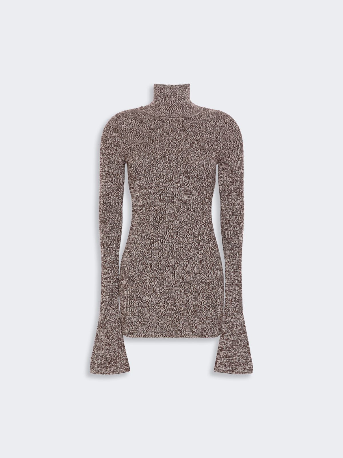 Slim stretch wool sweater - CHOCOLATE - Max Mara - 6