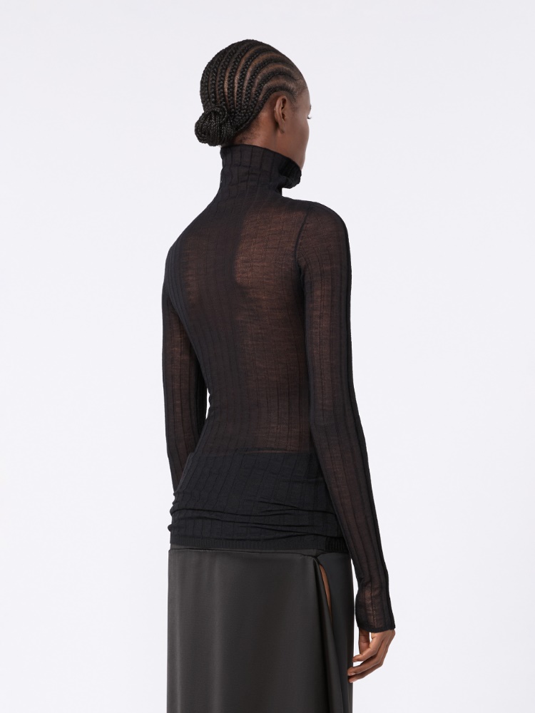 Jersey de lana elástica - NEGRO - Max Mara - 3