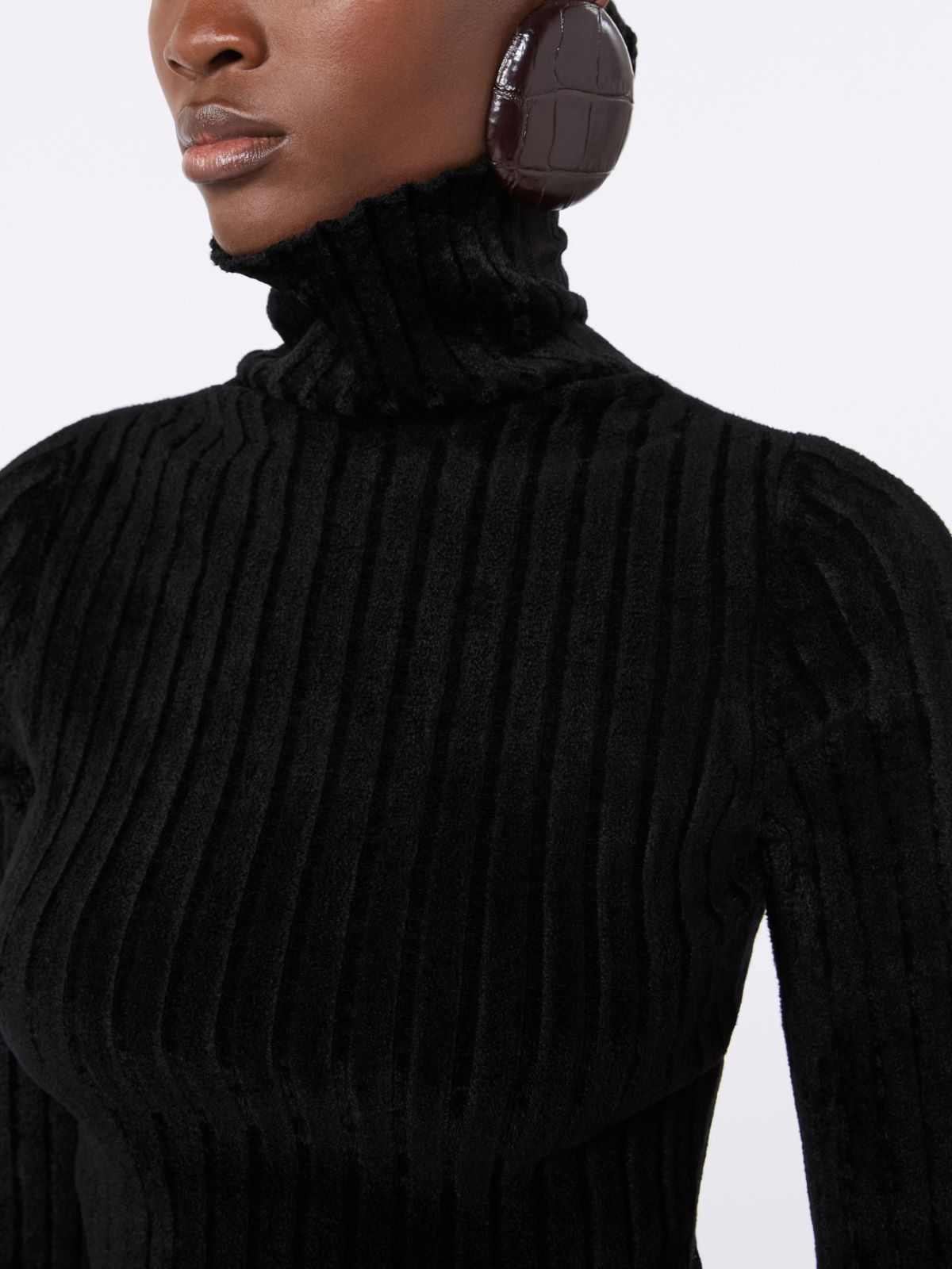 Jersey de lana elástica - NEGRO - Max Mara - 5