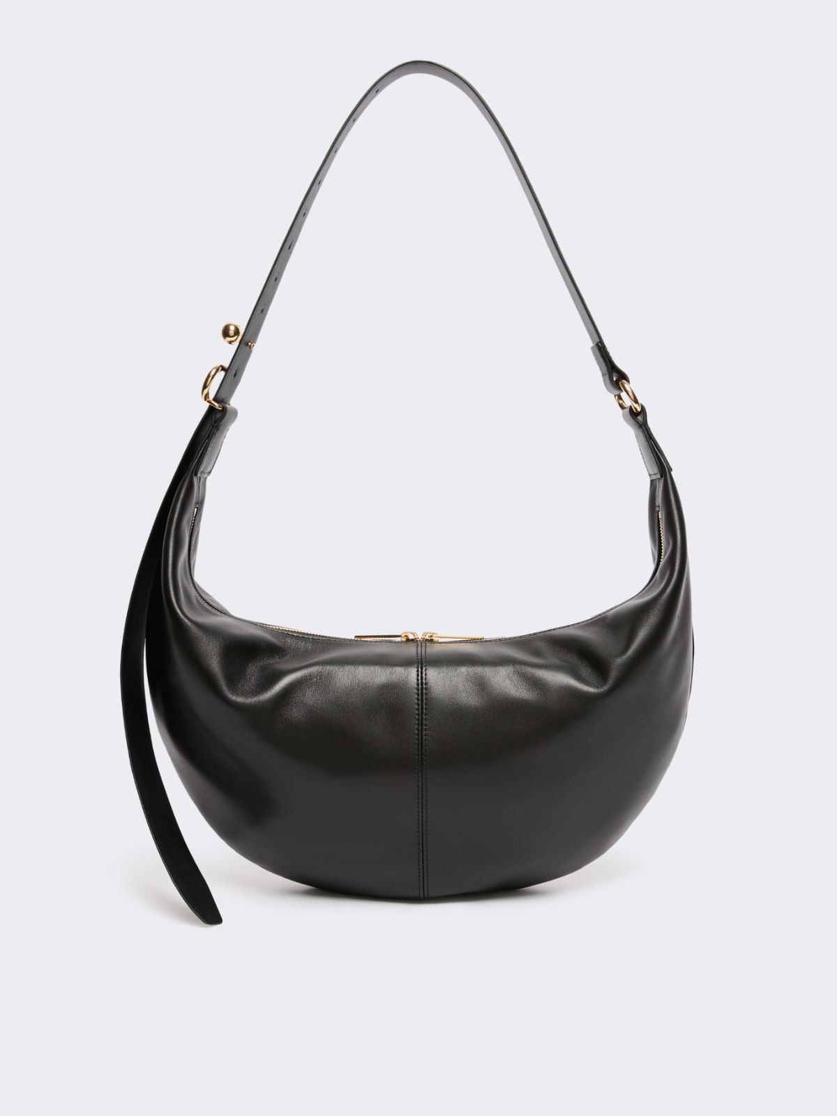 Nappa leather hobo bag - BLACK - Max Mara - 3