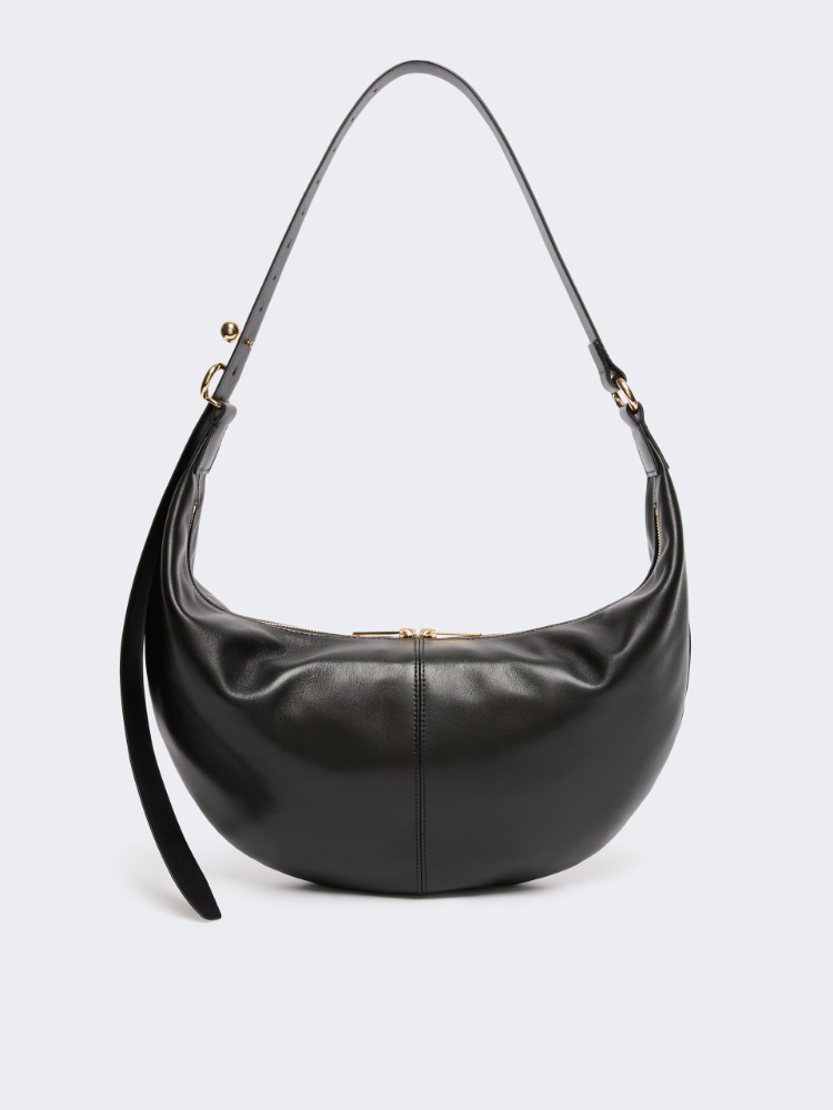 Nappa leather hobo bag - BLACK - Max Mara - 3