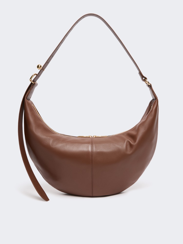 Nappa leather hobo bag - BROWN - Max Mara - 3