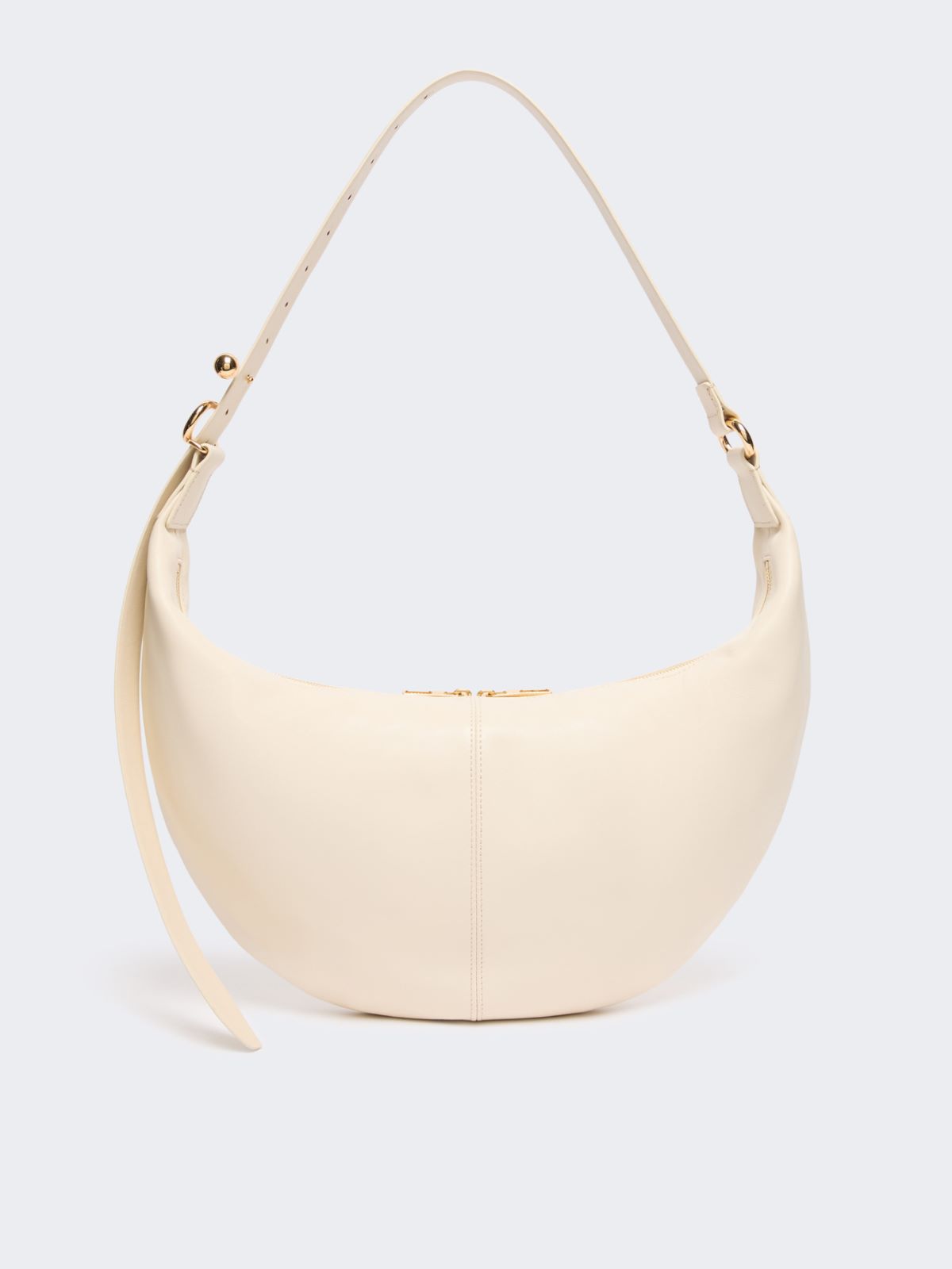 Nappa leather hobo bag - VANILLA - Max Mara - 3