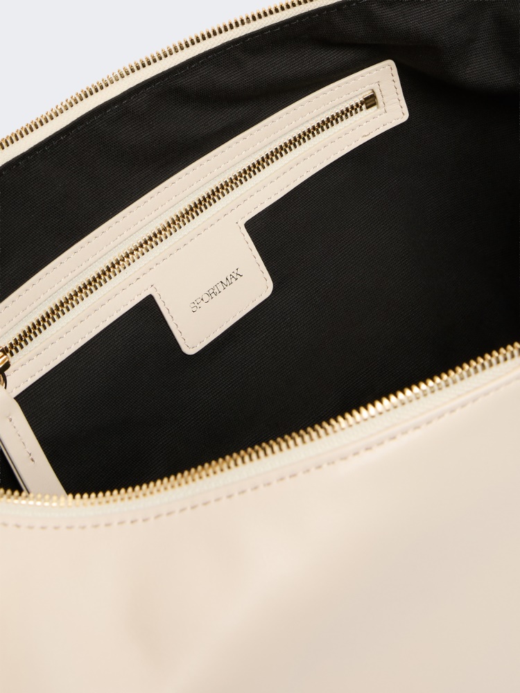Nappa leather hobo bag - VANILLA - 5