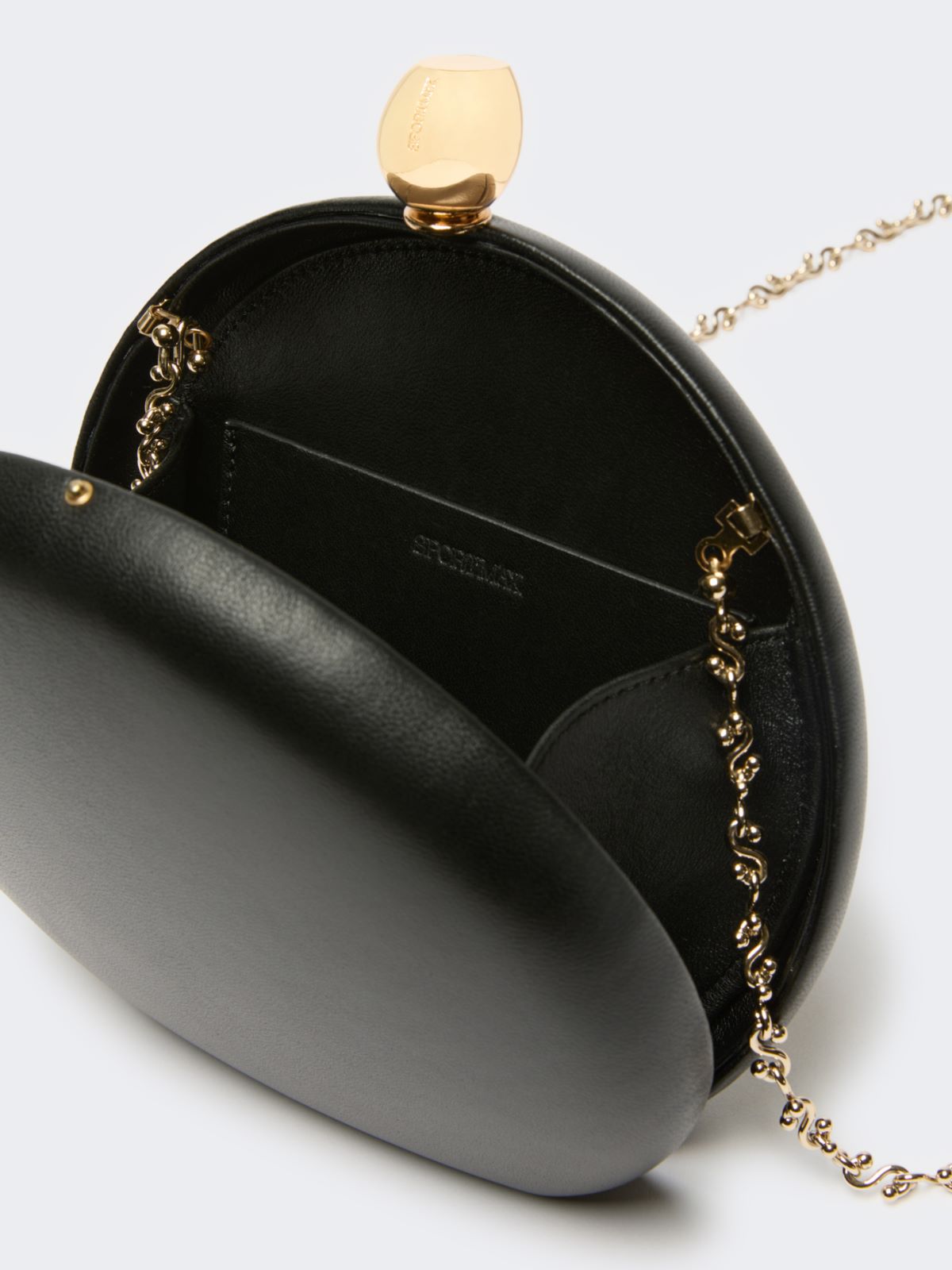 Bolso de mano de napa - NEGRO - Max Mara - 5
