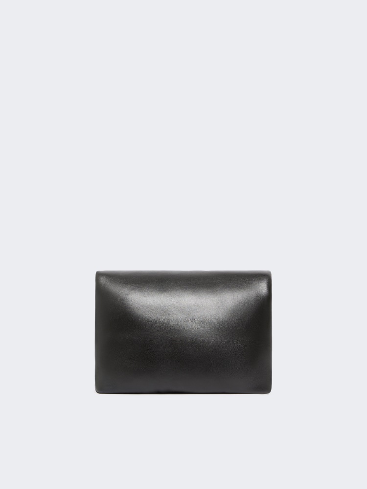 Padded Nappa leather mini Soffy bag - BLACK - Max Mara - 3