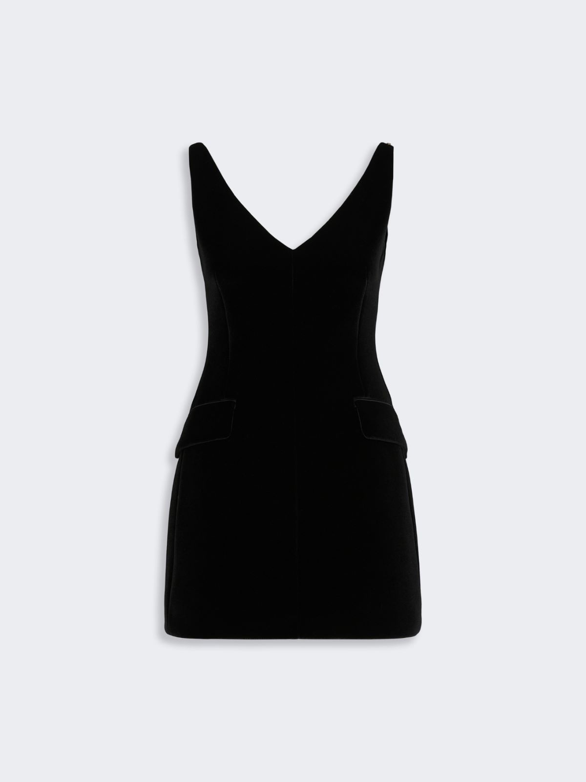 Short sleeveless velvet dress - BLACK - Max Mara - 5