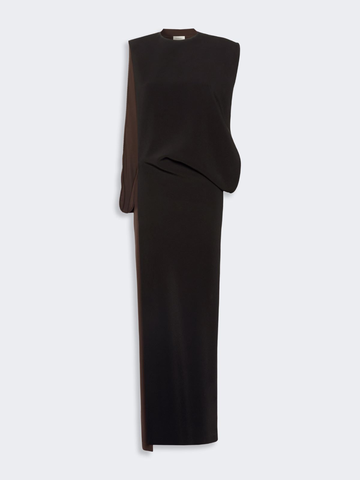 Cady dress with a jersey back - BLACK - Max Mara - 5