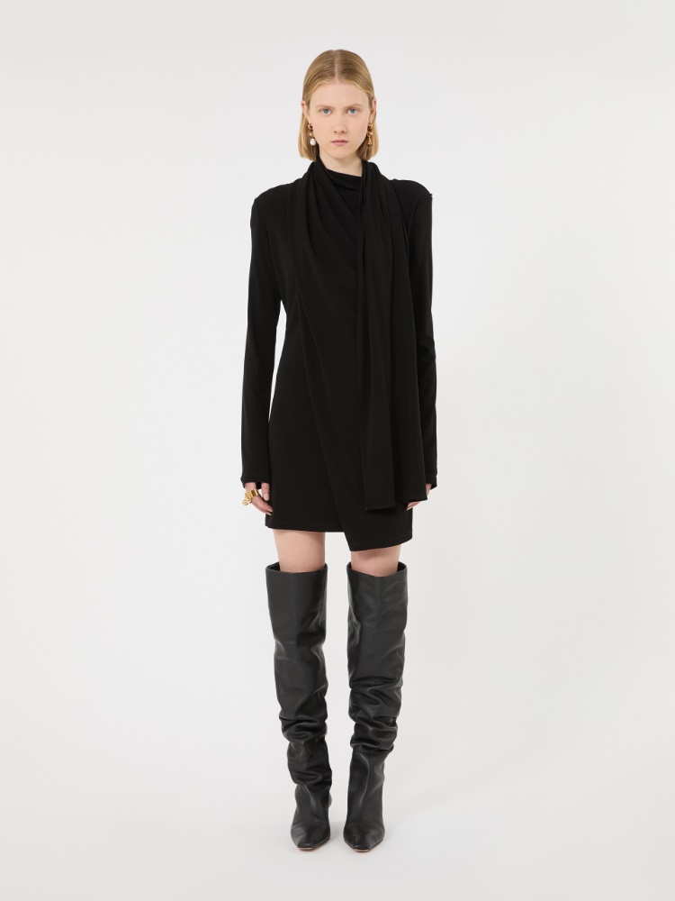 Short jersey dress - BLACK - Max Mara - 2