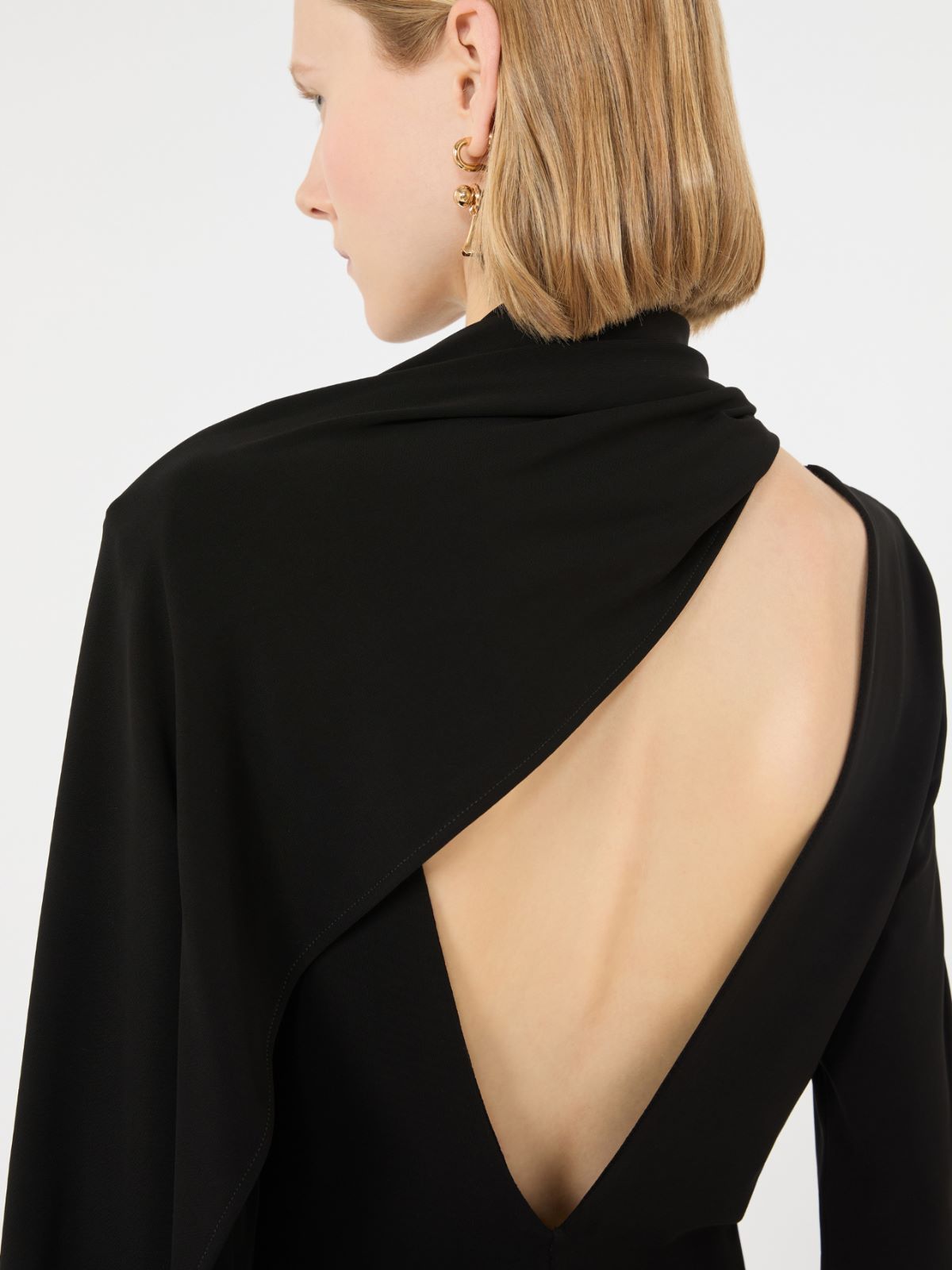 Short jersey dress - BLACK - Max Mara - 4