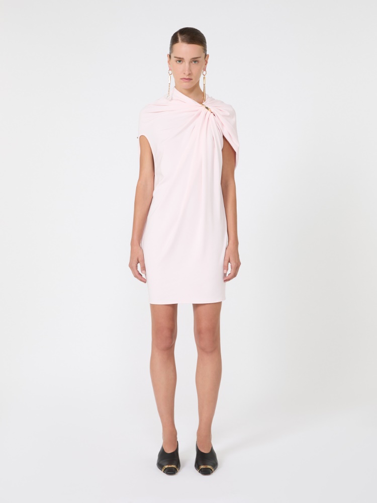 Draped viscose mini dress - POWDER - Max Mara - 2