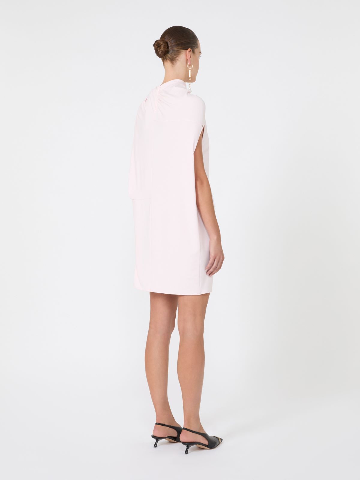 Draped viscose mini dress - POWDER - Max Mara - 3