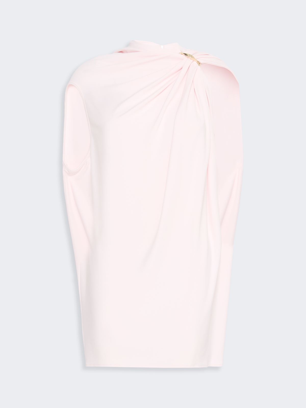Draped viscose mini dress - POWDER - Max Mara - 5