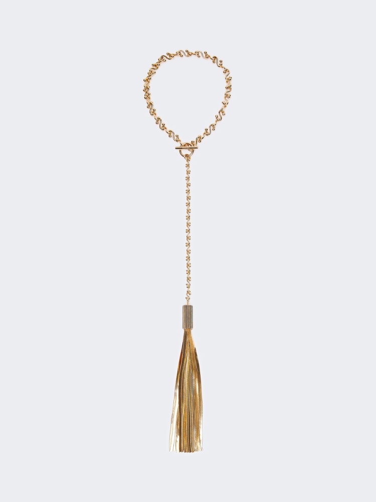 Metal pendant necklace - GOLD - 1