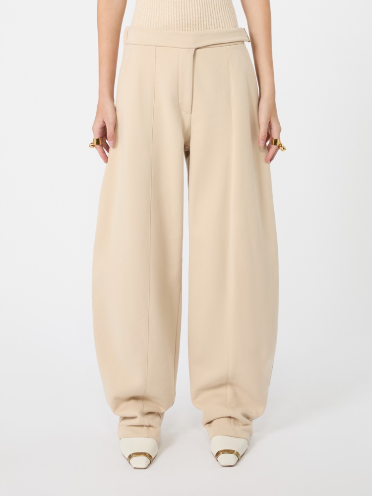 Fleece trousers - BEIGE - Max Mara - 2