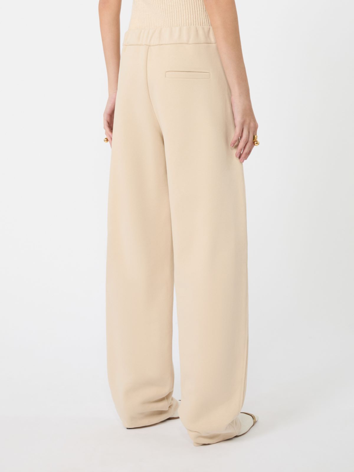 Fleece trousers - BEIGE - Max Mara - 3