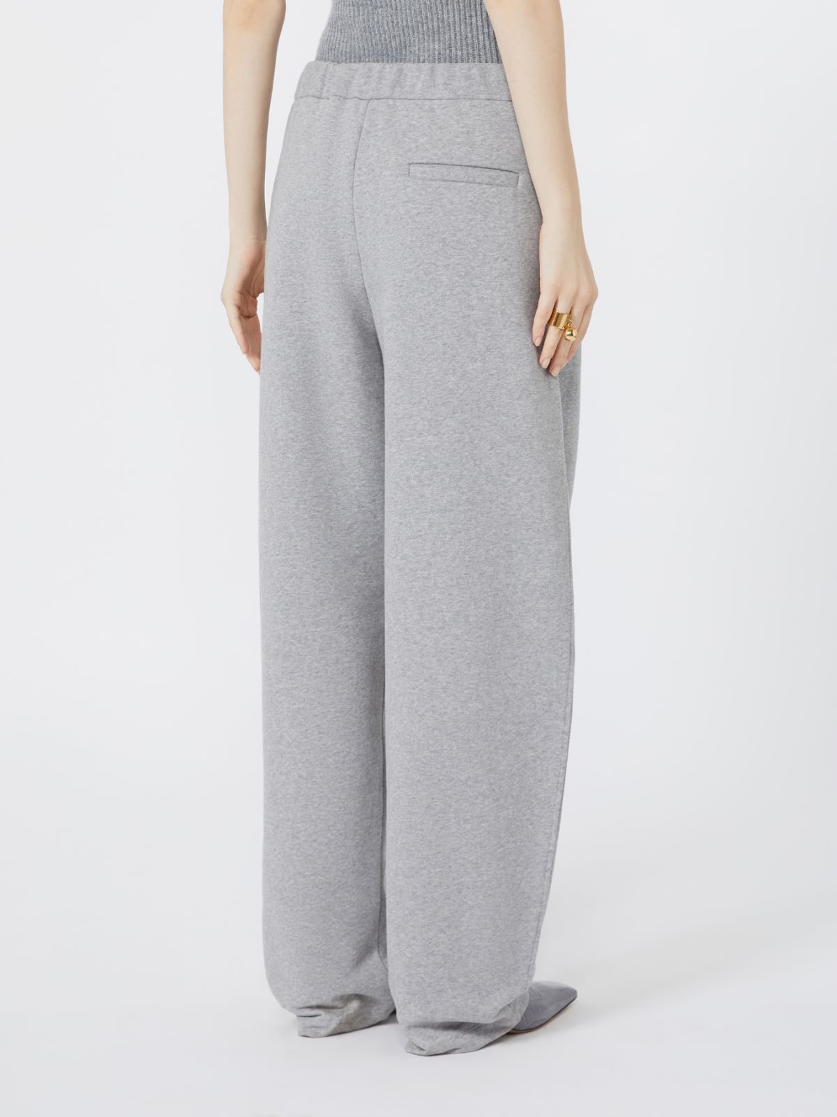 Fleece trousers - LIGHT GREY - Max Mara - 3